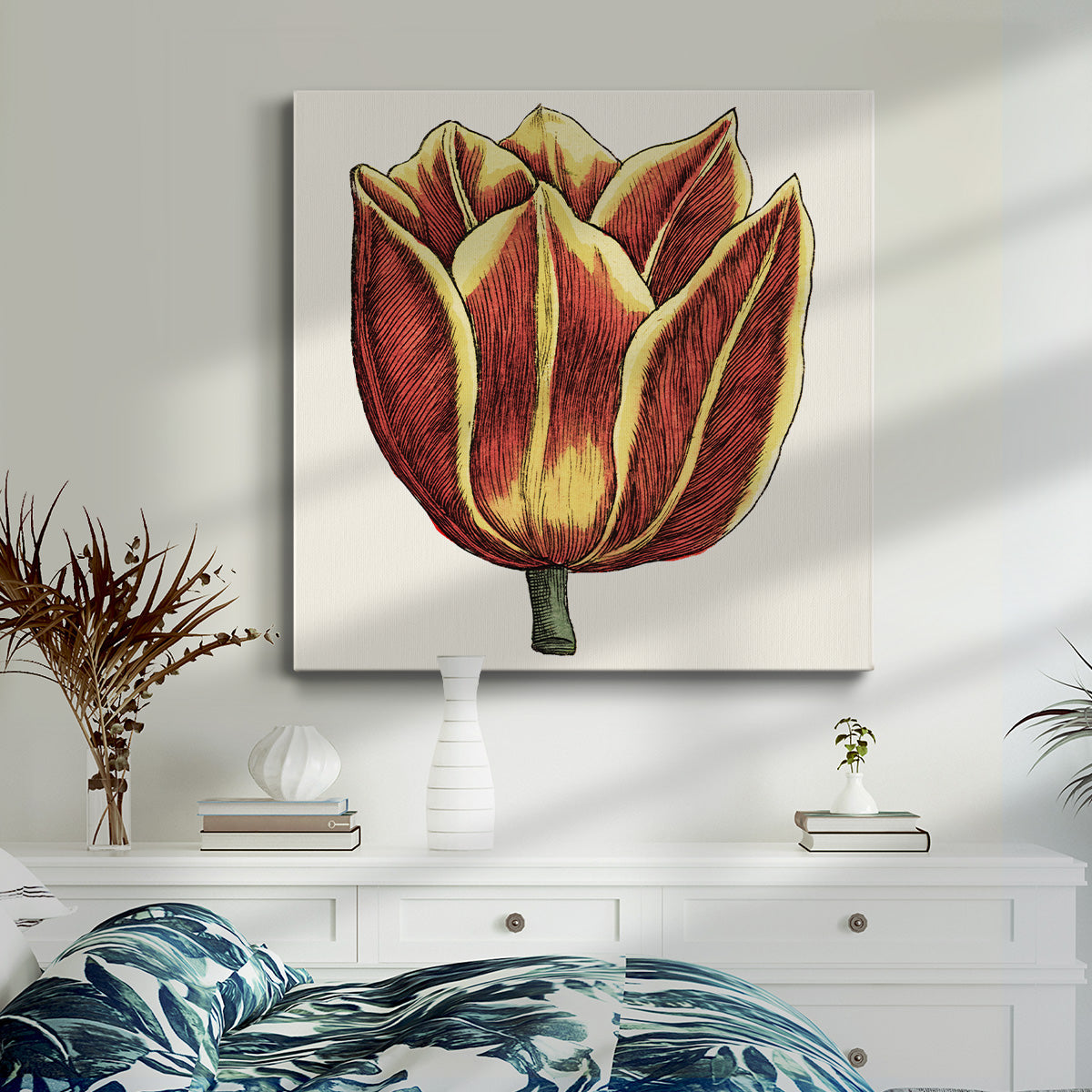 Tulip Garden IV - Canvas Art Print