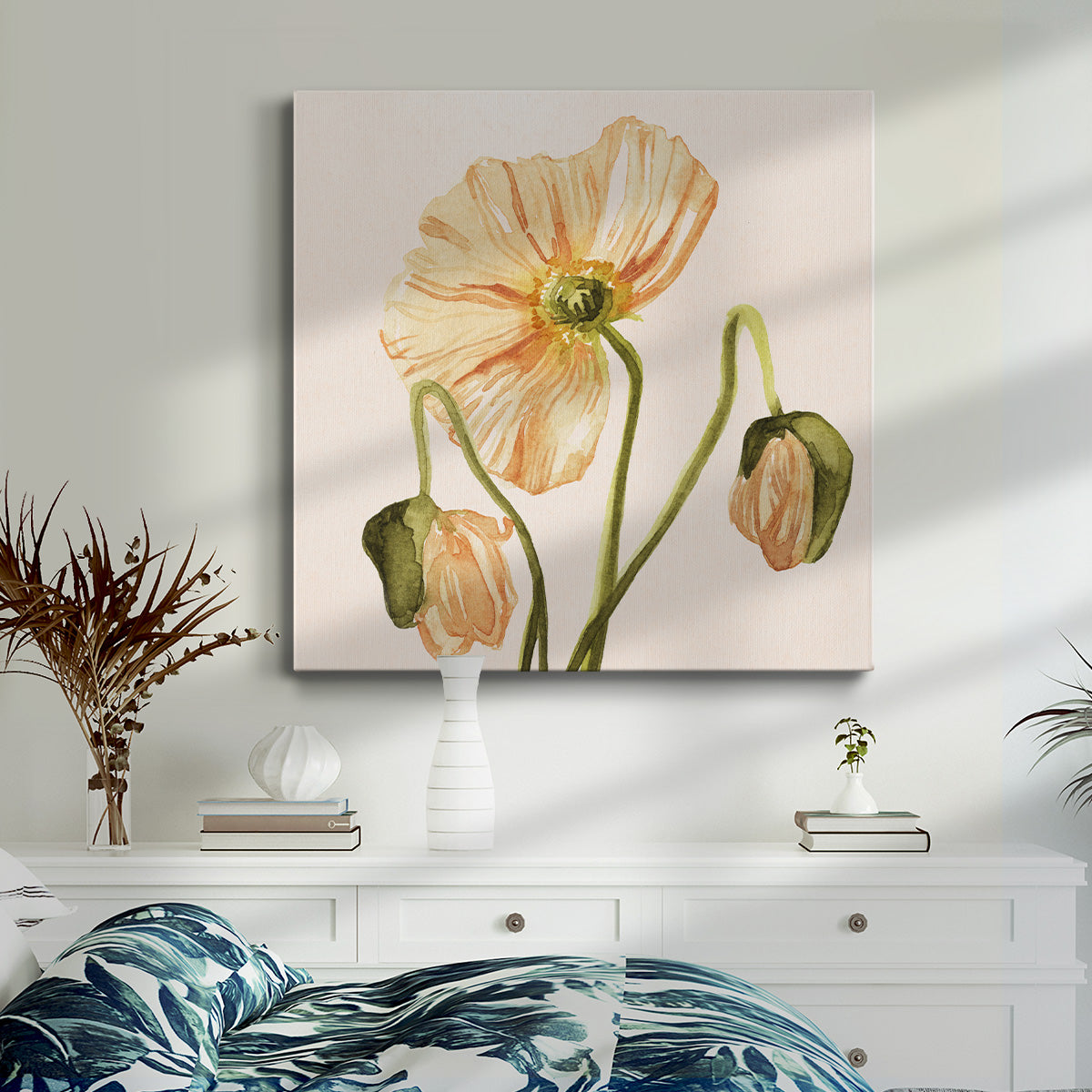 Highpoint Poppies I - Canvas Art Print