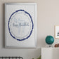 Hanukkah Go Round - Modern Framed Canvas Print