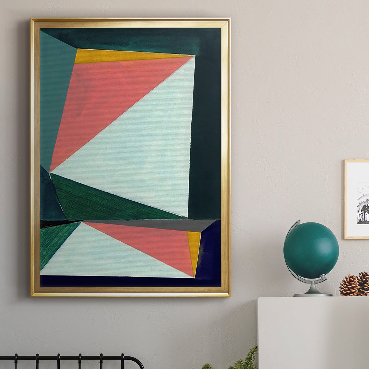 Chop I - Modern Framed Canvas Print