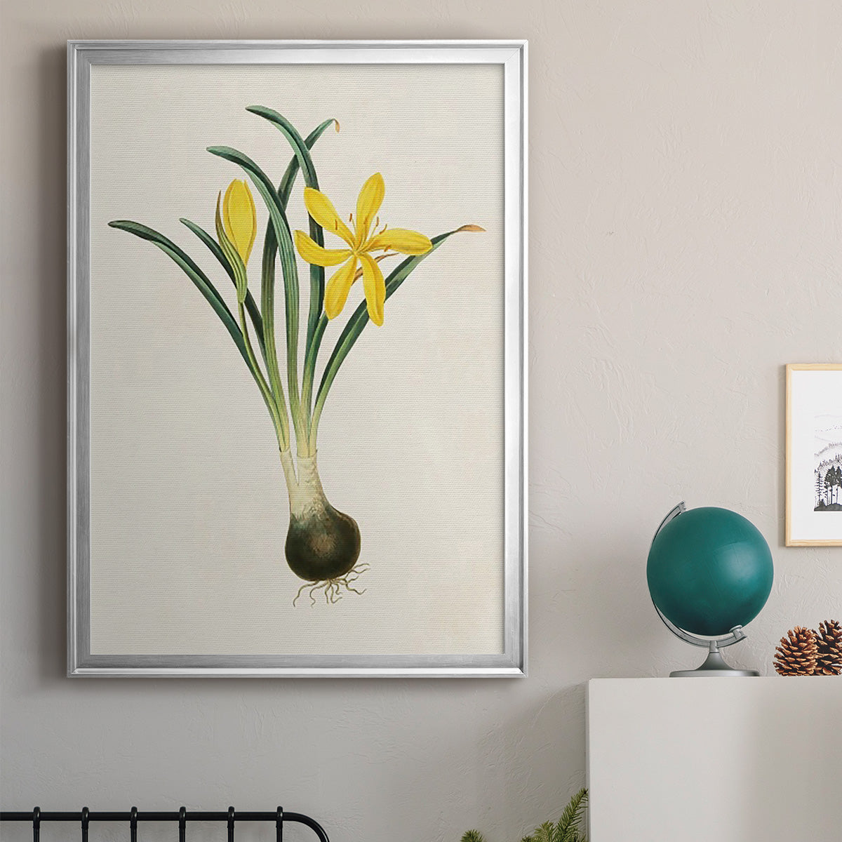 Flowers of the Seasons VI - Modern Framed Canvas Print