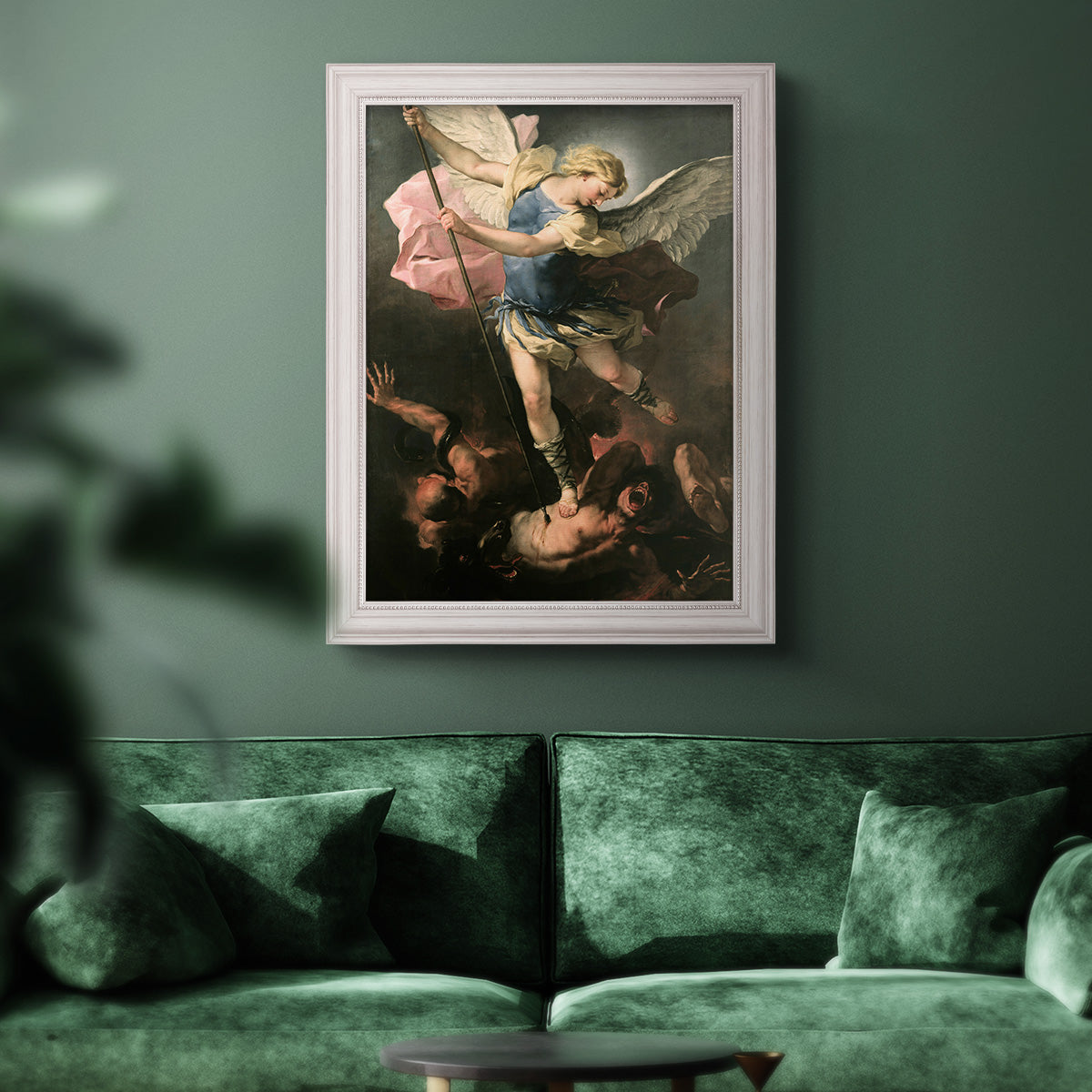 St. Michael - Ornate Framed Canvas Print