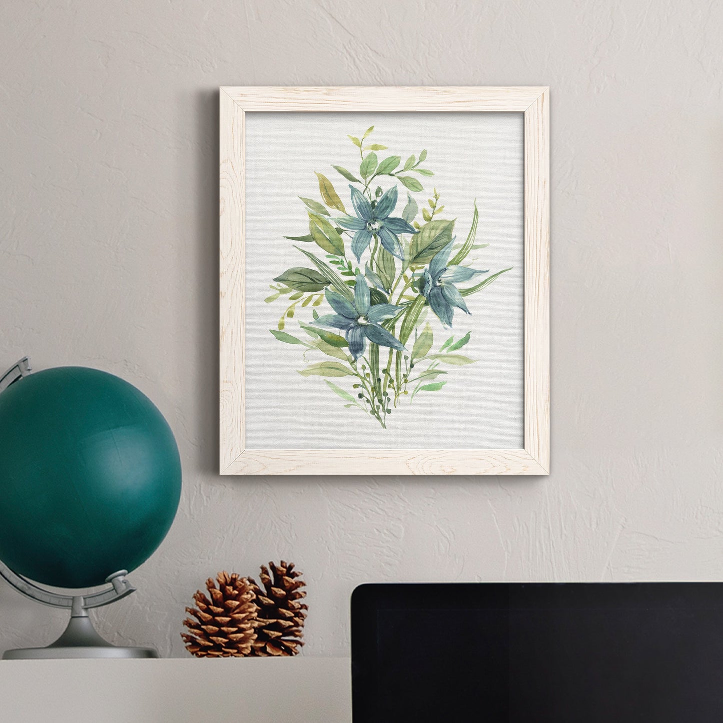 Greenery I - Premium Canvas Framed in Barnwood - Ready to Hang