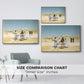 View from the Desert of Cairo with Citadel and Mamluk Tombs in the Background, c. 1889-1890 - Floater Framed Canvas Print
