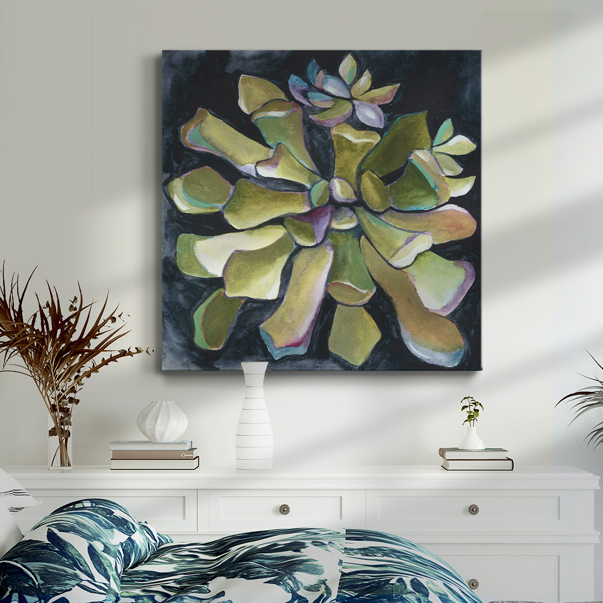 Succulent Rosette I - Canvas Art Print