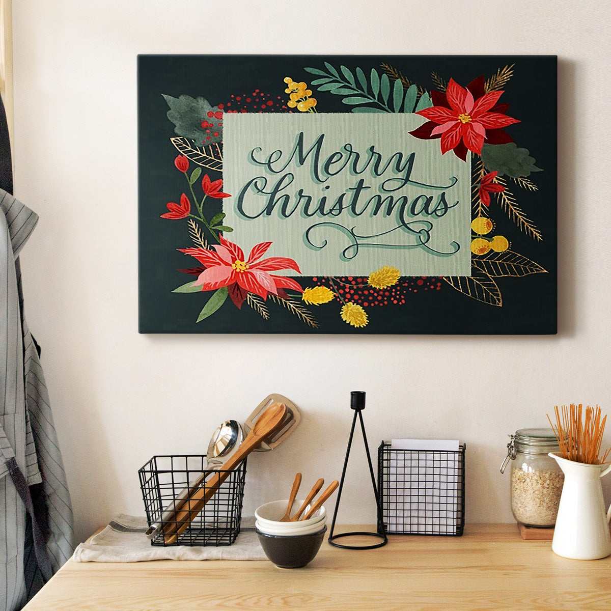 Bright Christmas Night  I - Canvas Art Print