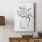 Sketchy Bouquet II - Canvas Art Print