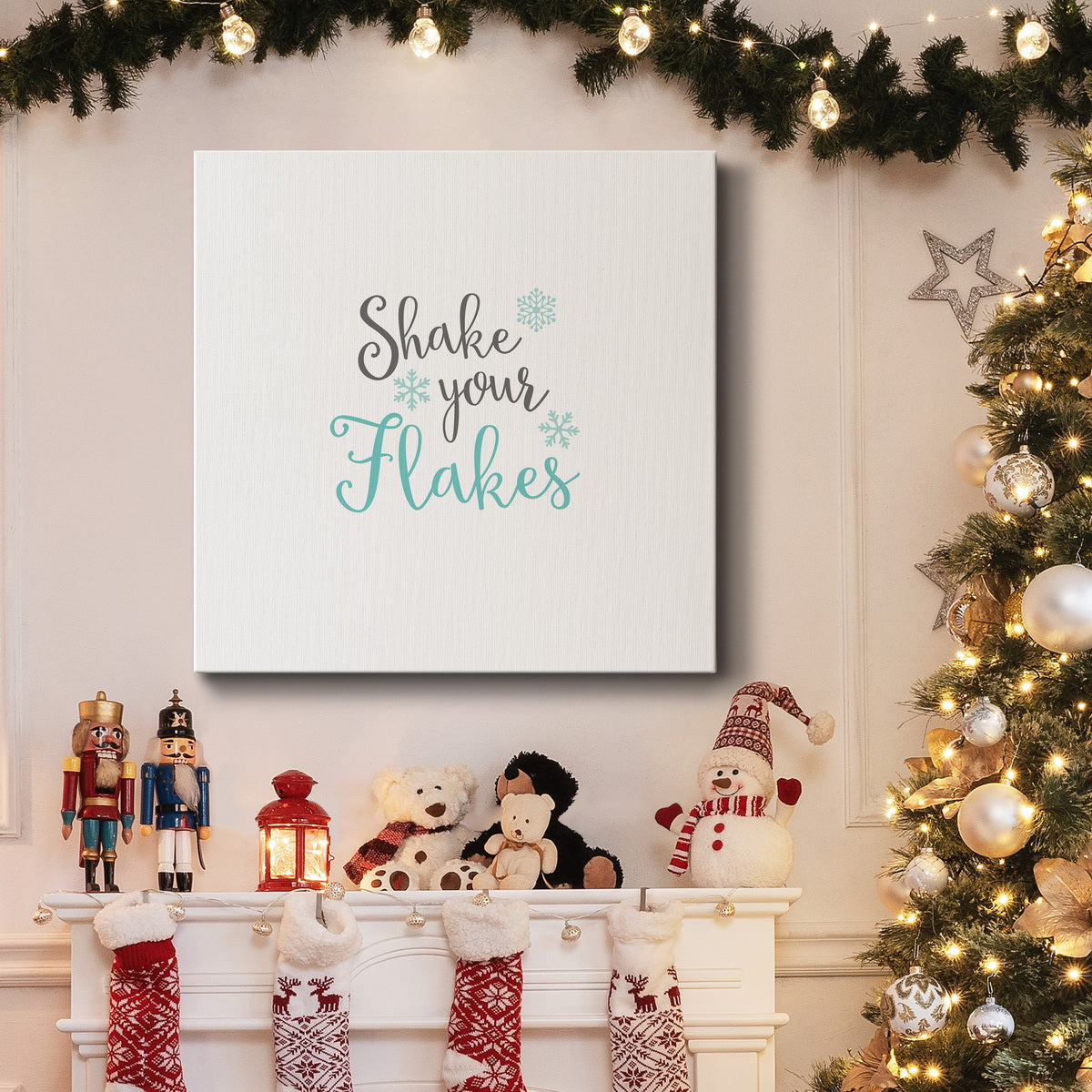 Shake Your Flakes-Premium Gallery Wrapped Canvas - Ready to Hang