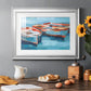 Primary Boats II Premium Framed Print - Ready to Hang