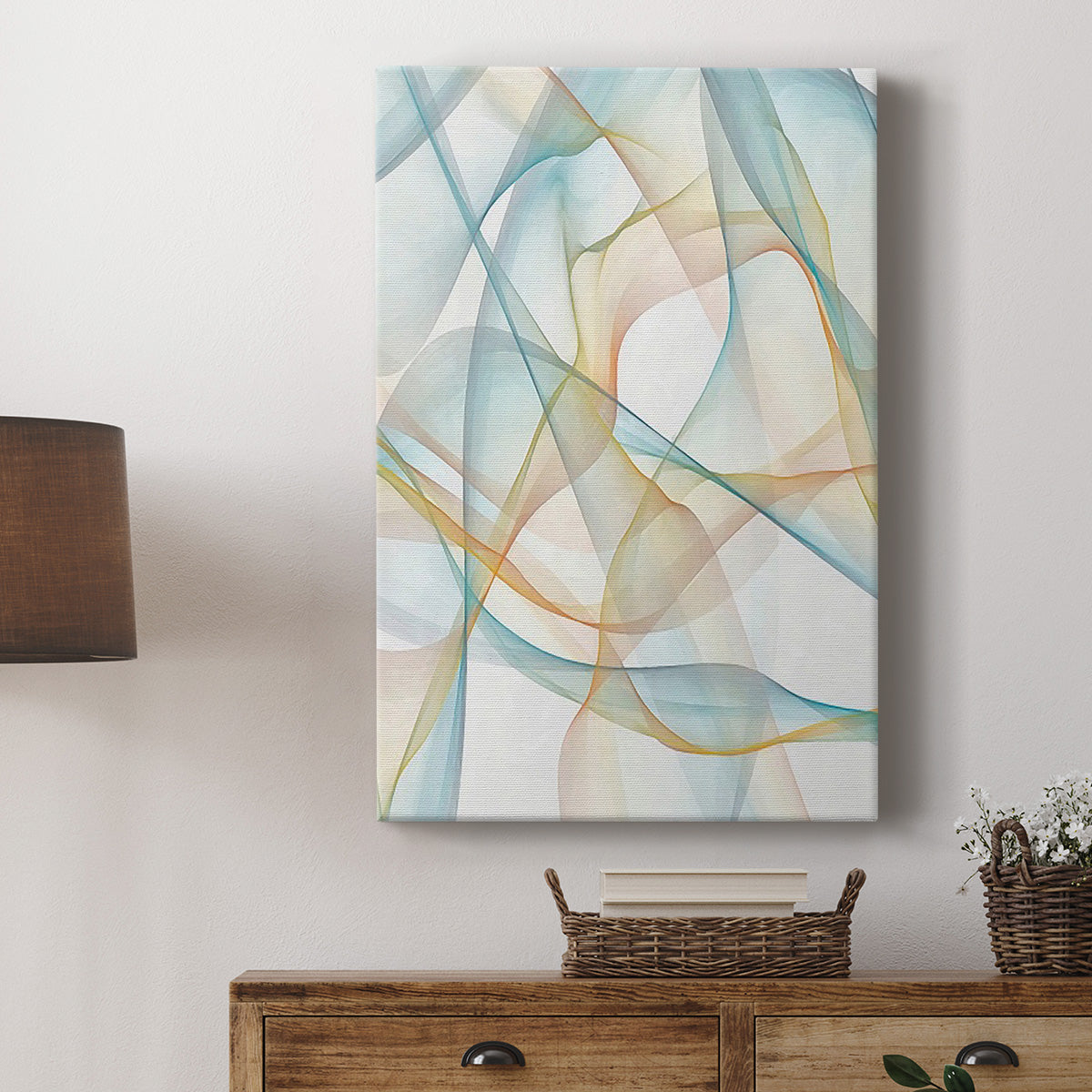 Curves and Waves III - Canvas Art Print