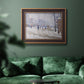 Snow, Boulevard de Clichy, Paris - Ornate Framed Canvas Print