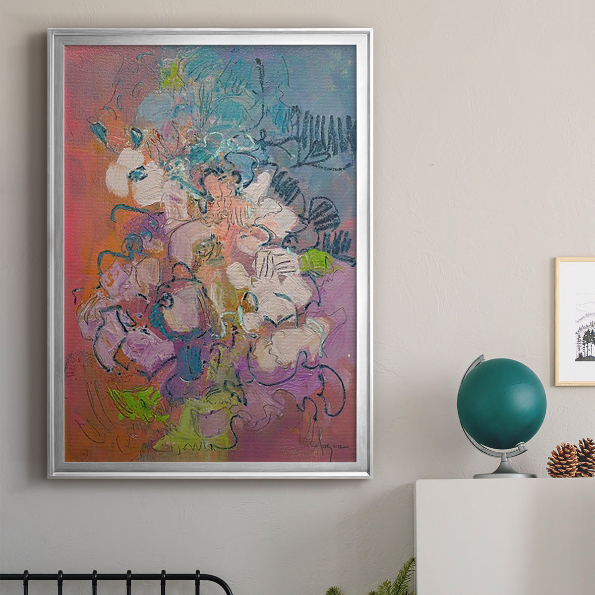 Archipelago - Modern Framed Canvas Print
