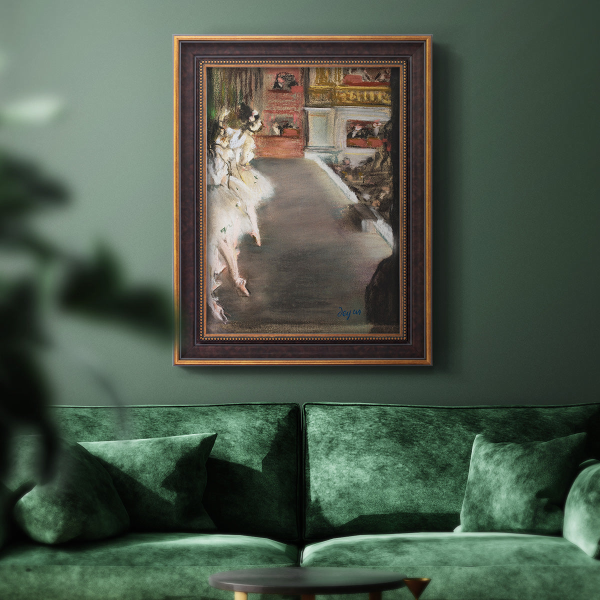 Dancers at the Old Opera House - Ornate Framed Canvas Print