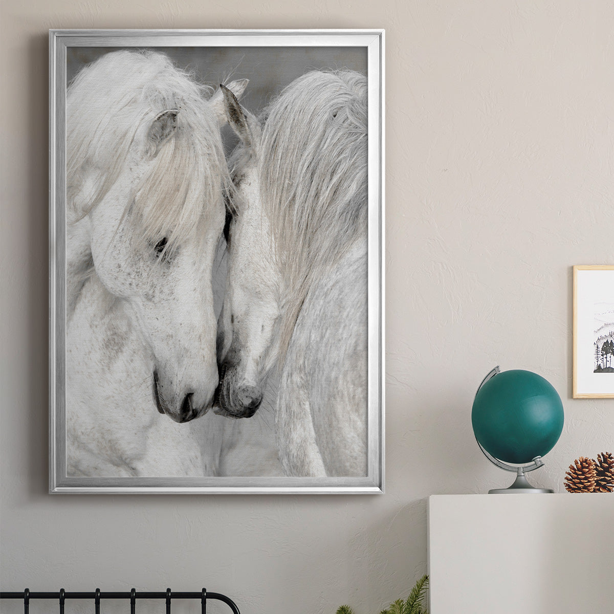 Affection II - Modern Framed Canvas Print