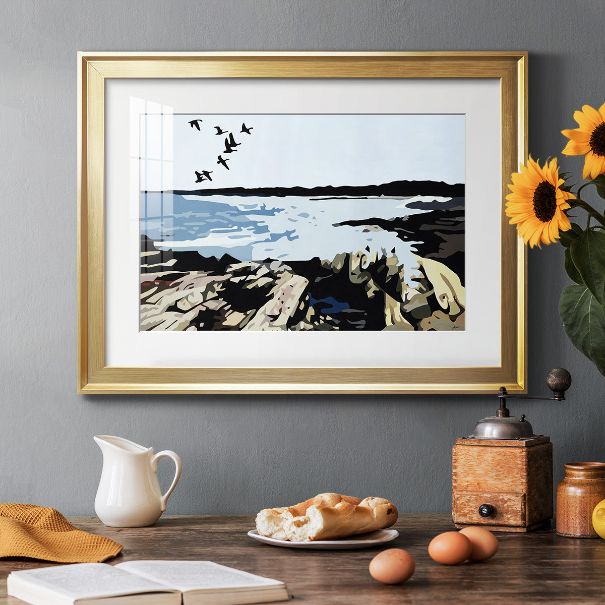 Maine Event - Modern Framed Art Print