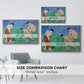 Game of Bowls, 1908 - Floater Framed Canvas Print