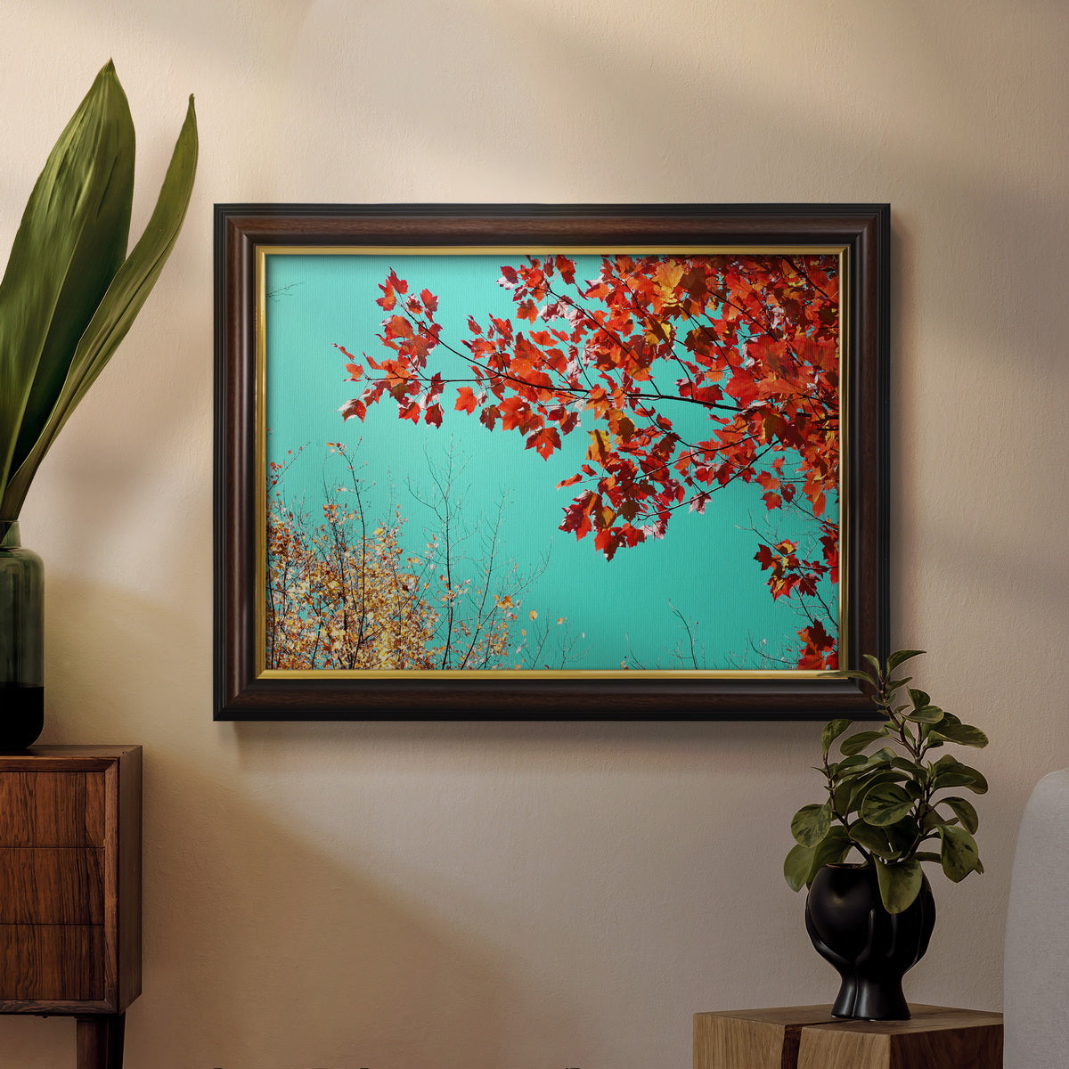 Autumn Tapestry I - Ornate Framed Canvas Print