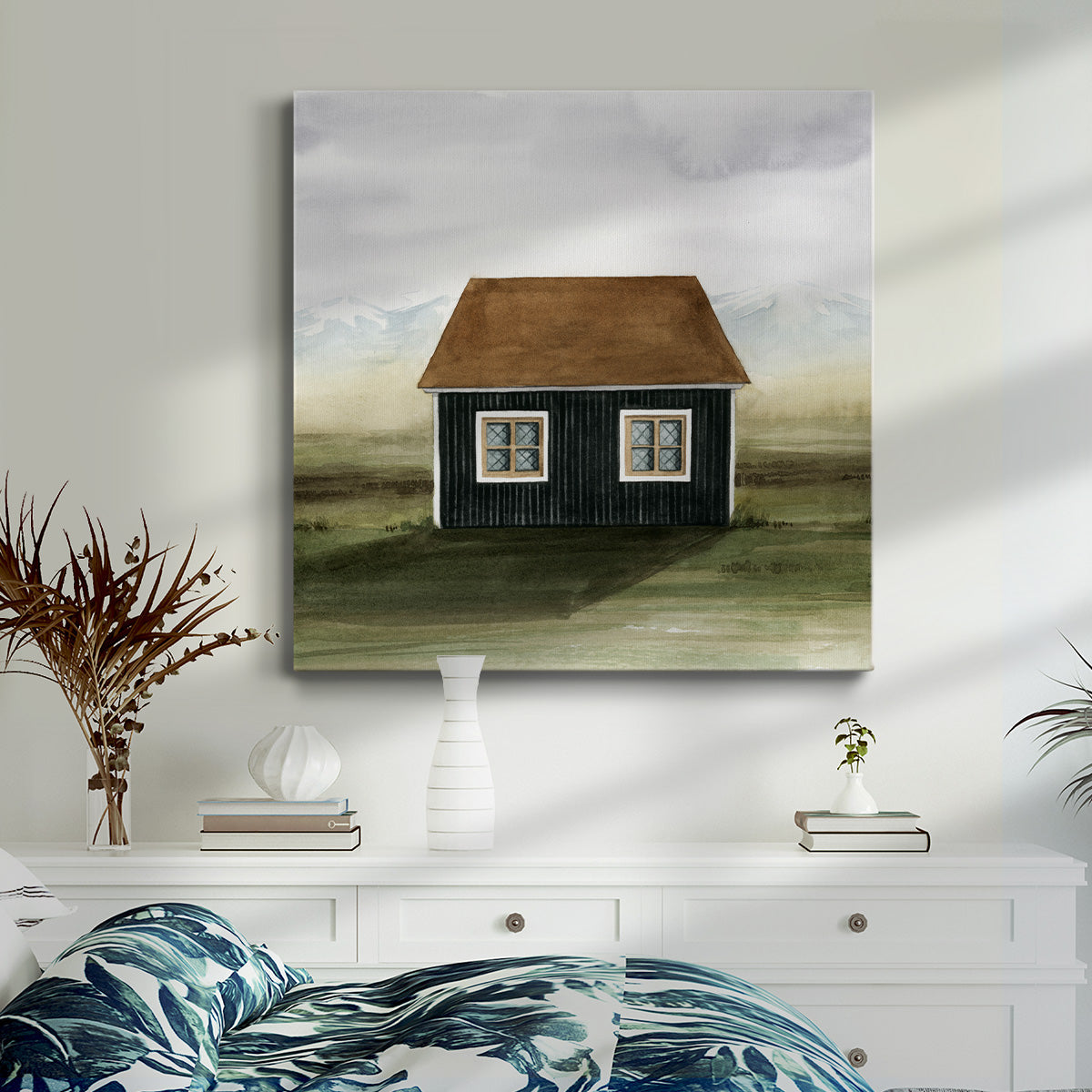 Nordic Cottage II-Premium Gallery Wrapped Canvas - Ready to Hang