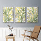 Sea Grass Fresco I - Framed Premium Gallery Wrapped Canvas L Frame 3 Piece Set - Ready to Hang