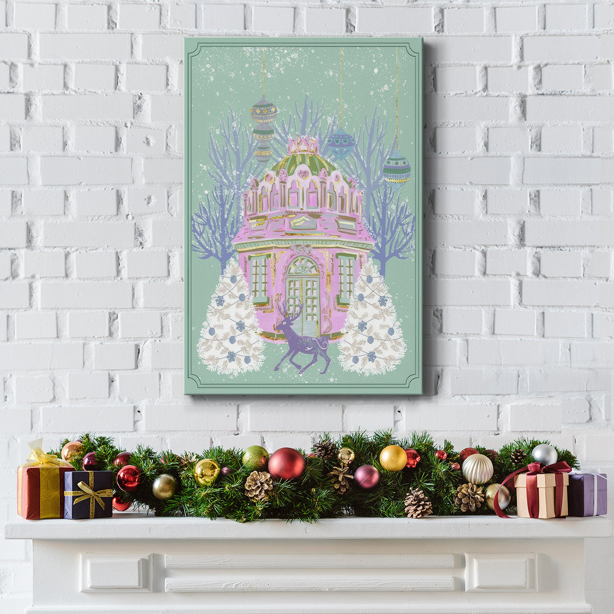 Winter Holidays VI - Gallery Wrapped Canvas