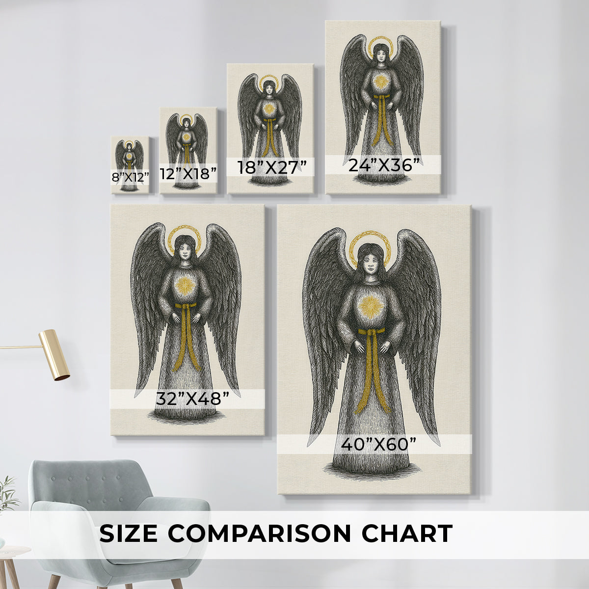 Frostlit Midwinter at Midnight - Canvas Art Print