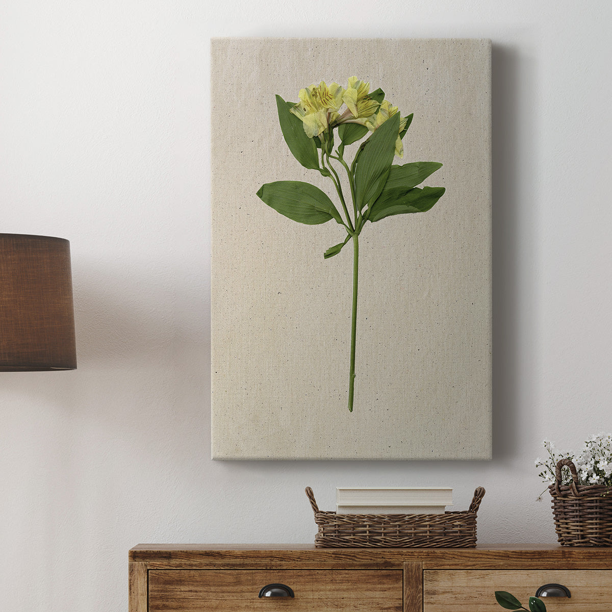 Pretty Pressed Flowers II Premium Gallery Wrapped Canvas - Ready to Hang