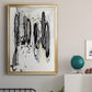 Grey Scribbles I - Modern Framed Canvas Print