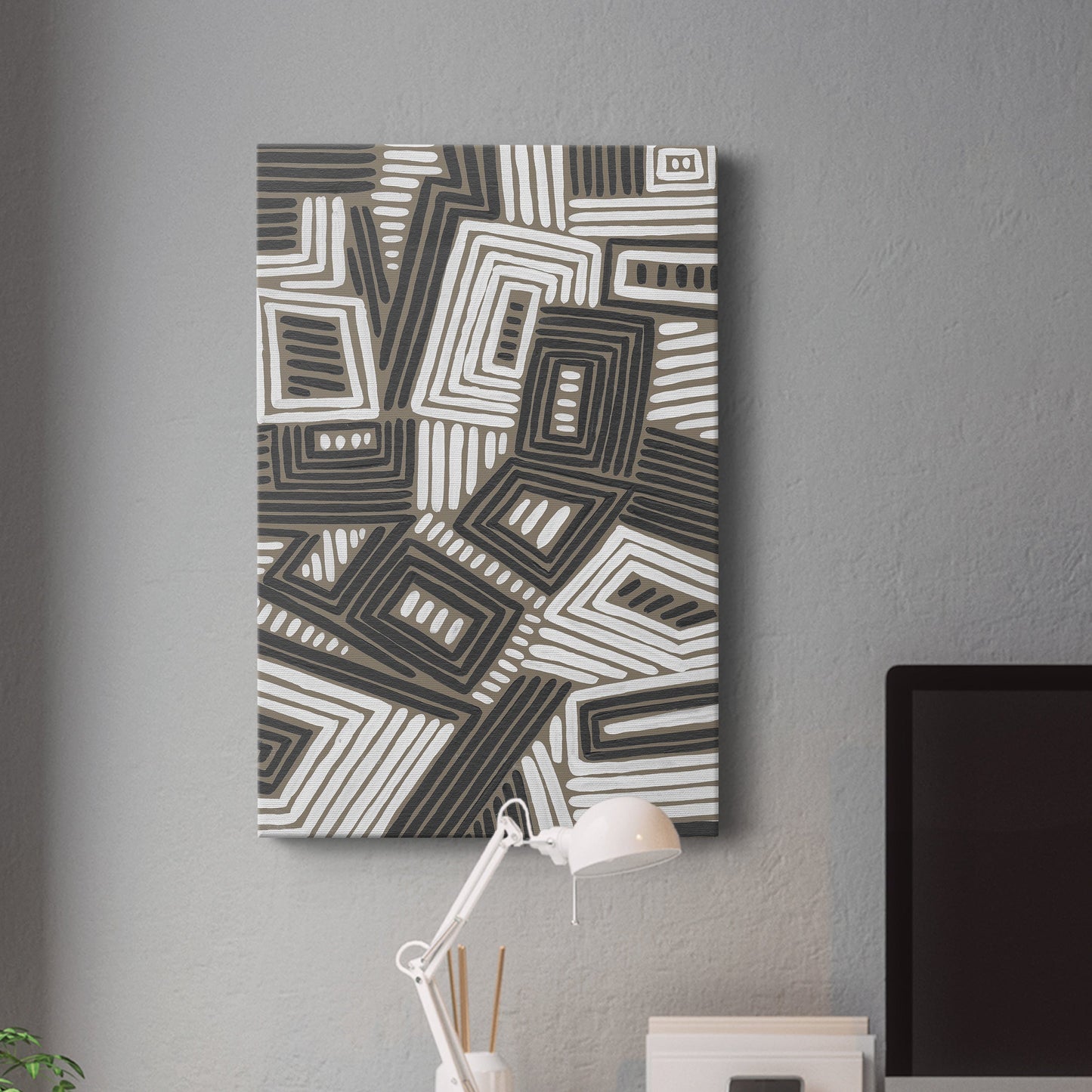 Abstract Maze IV Premium Gallery Wrapped Canvas - Ready to Hang