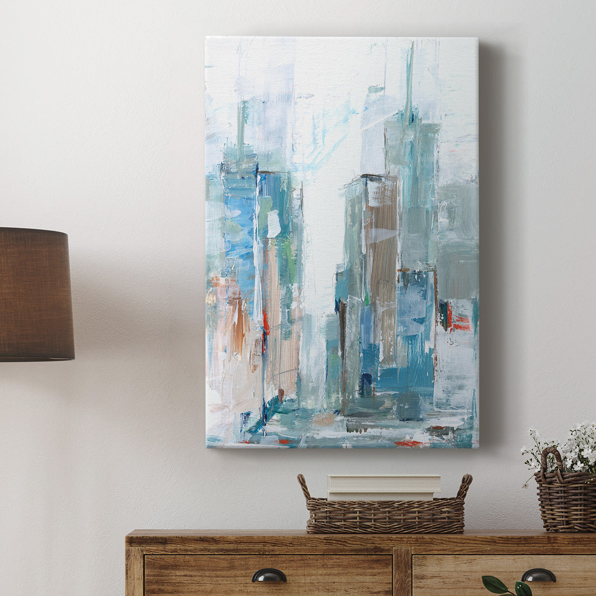 Brilliant City Study I Premium Gallery Wrapped Canvas - Ready to Hang