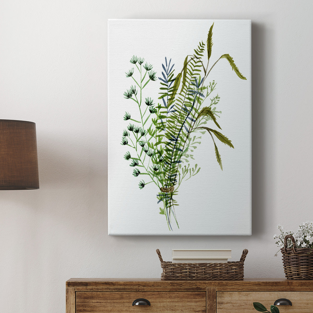 Green Bouquet II Premium Gallery Wrapped Canvas - Ready to Hang