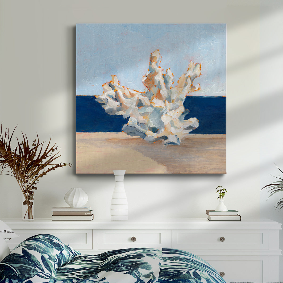 Coral By the Shore IV - Canvas Art Print