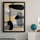 Interconnected Shapes II - Modern Framed Canvas Print