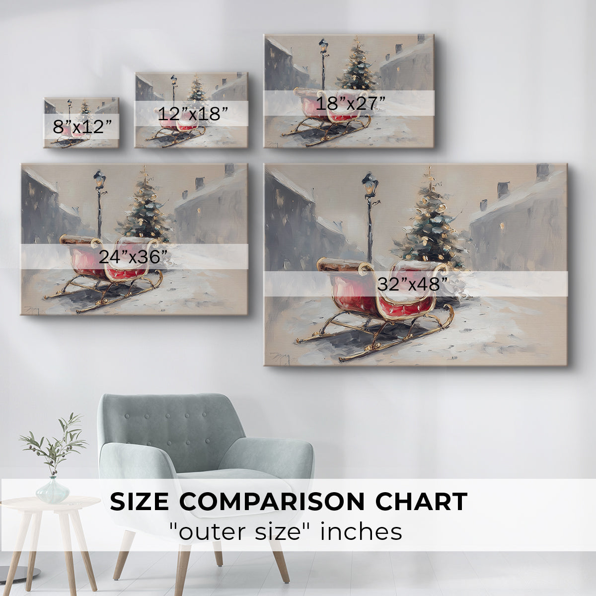 Silver Promise of Manger - Canvas Art Print