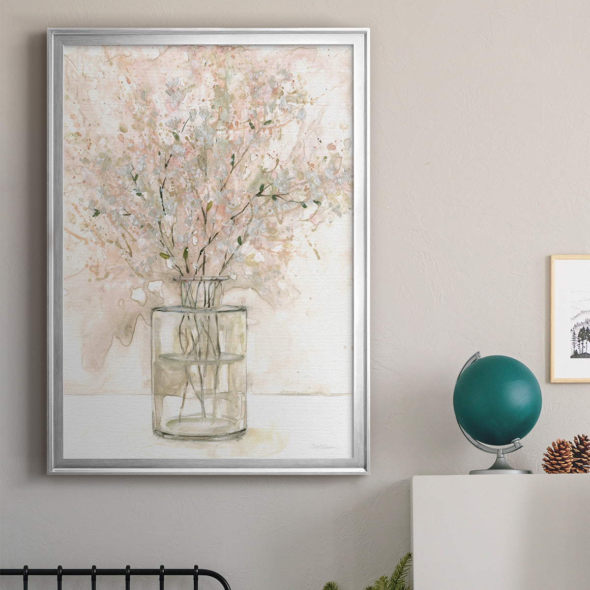 Delicate Arrangement I - Modern Framed Canvas Print