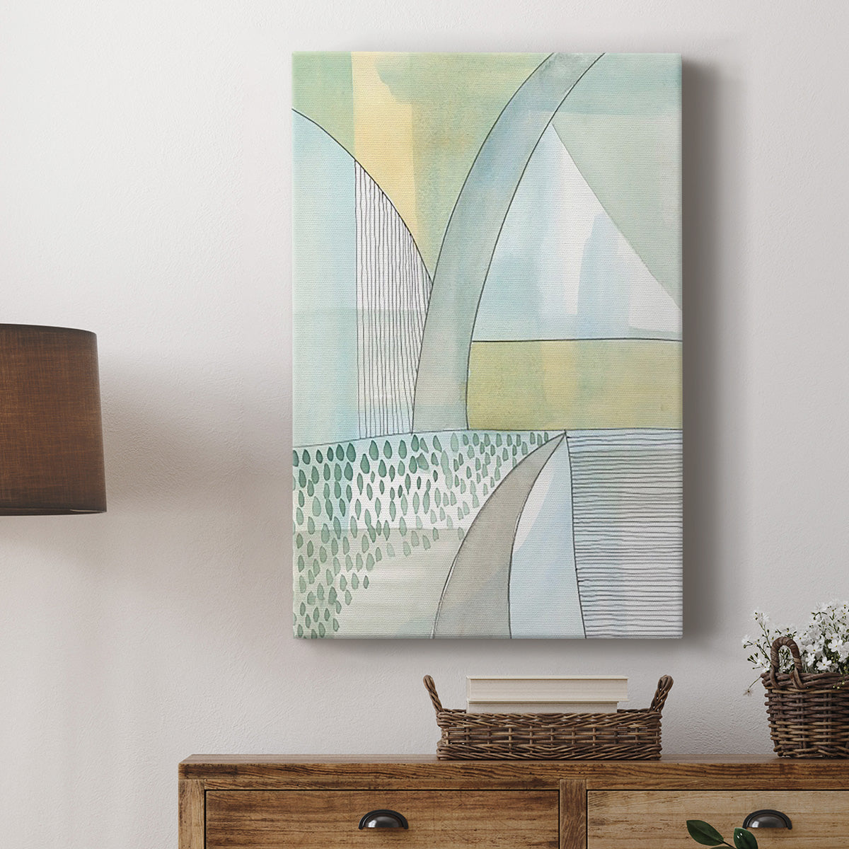 Mint Reflection II - Canvas Art Print