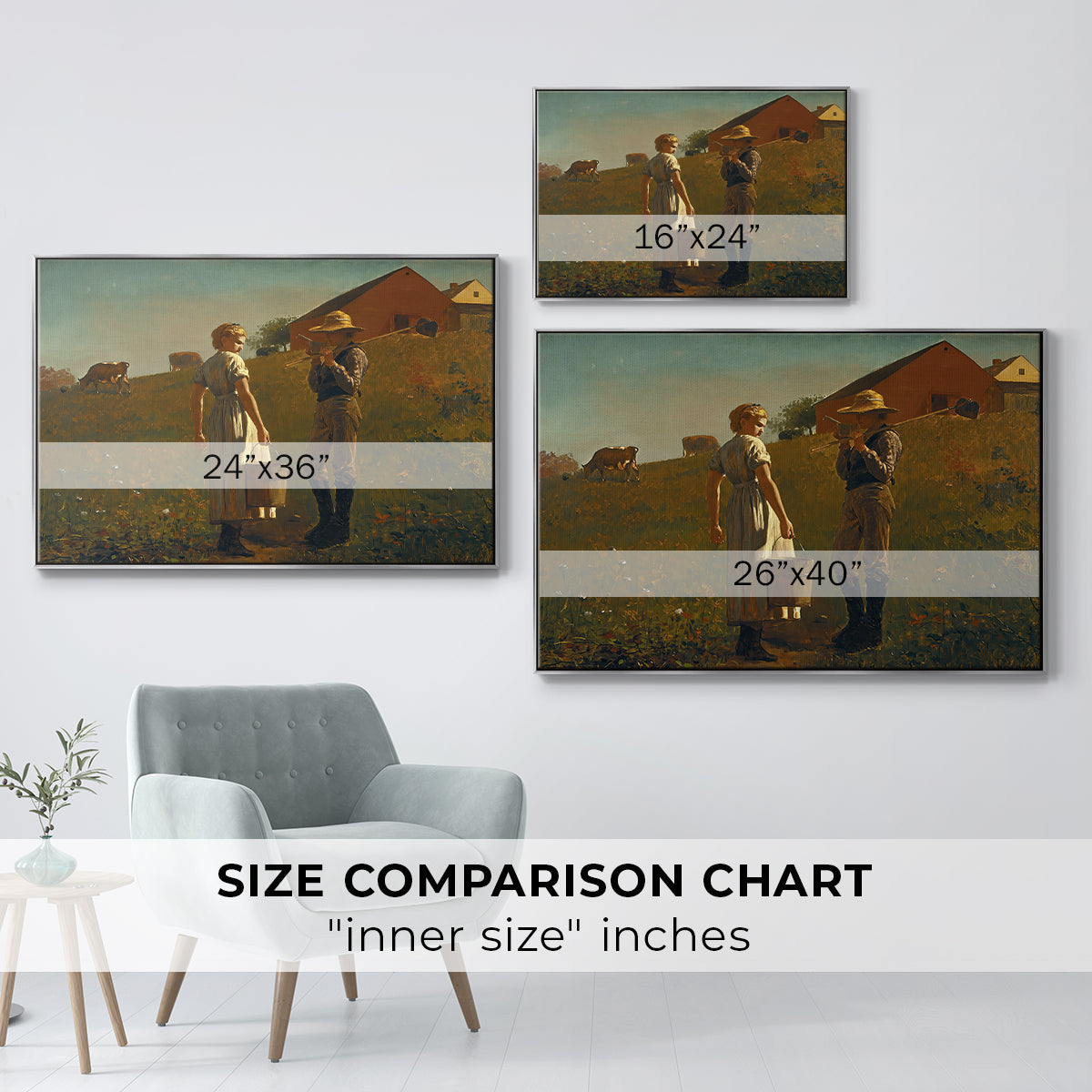 A Temperance Meeting, 1874 - Floater Framed Canvas Print