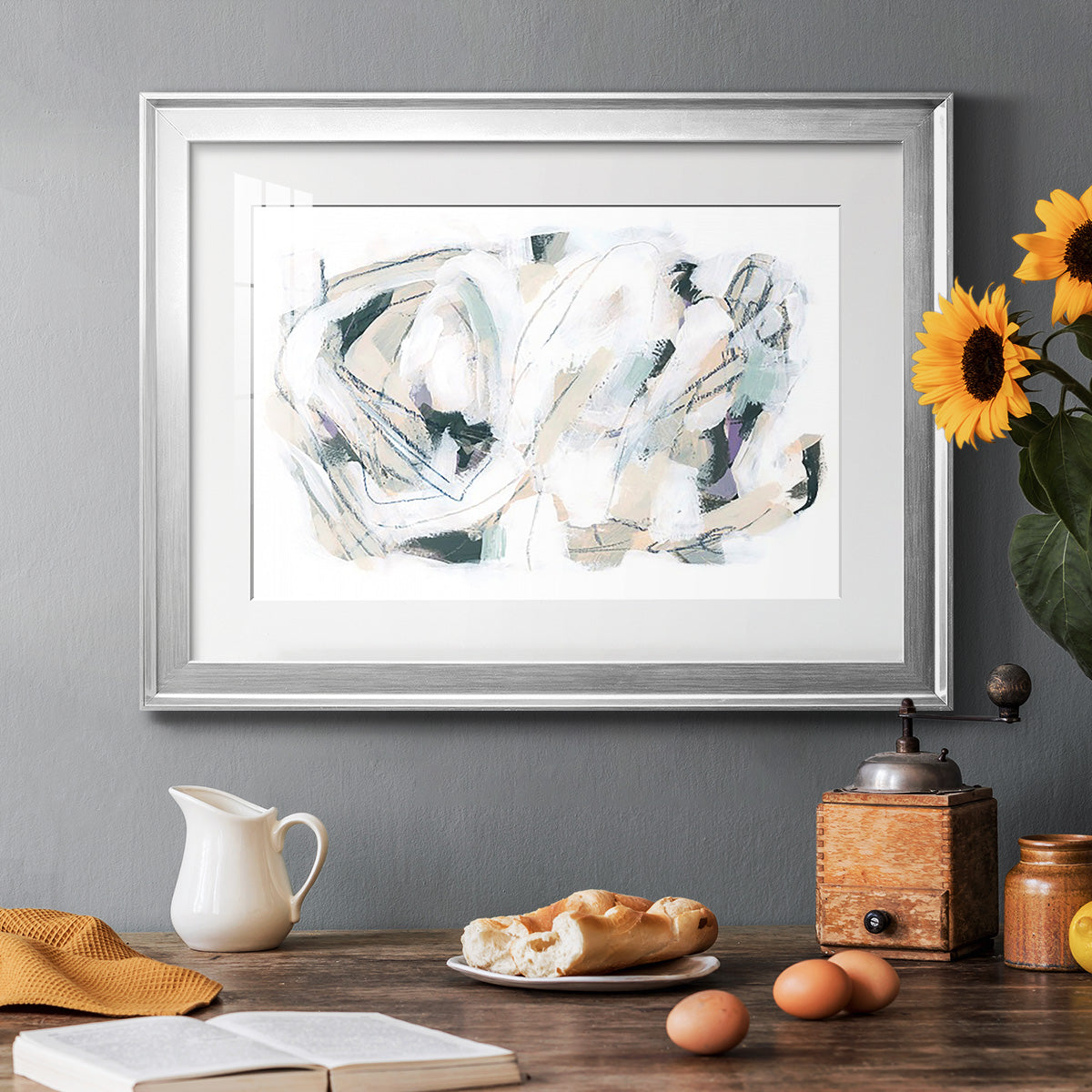 Arctic Helix II - Modern Framed Art Print