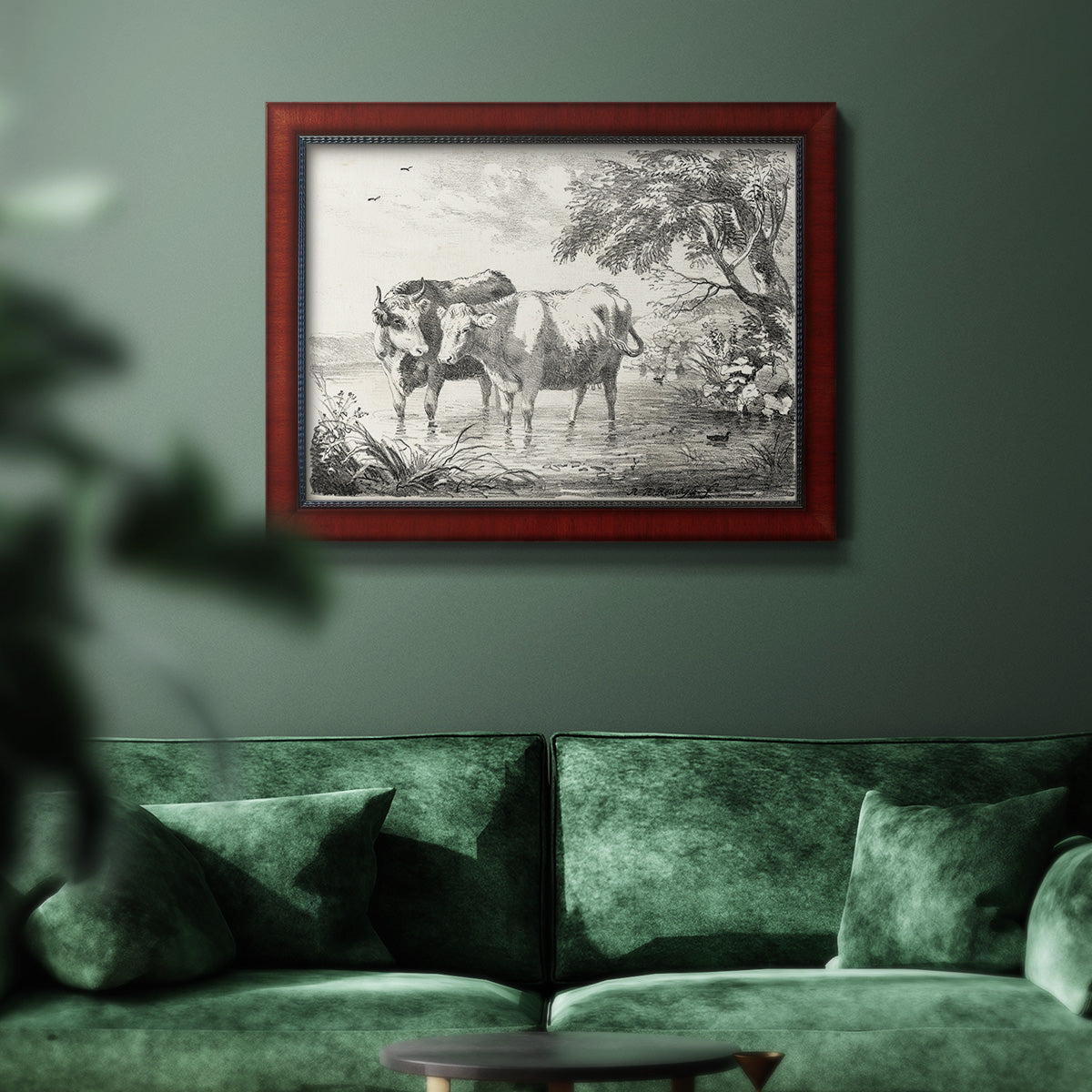 Rural Charms II Premium Framed Canvas- Ready to Hang