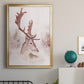 Blush Deer - Modern Framed Canvas Print