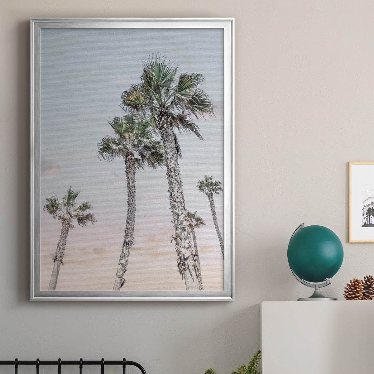 Palms Up - Modern Framed Canvas Print