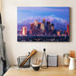 Downtown Los Angeles Skyline with Snow - Canvas Art Print