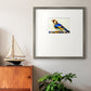 Blue Gold Finch Premium Framed Print Double Matboard