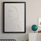 Portrait Sketch II - Modern Framed Canvas Print