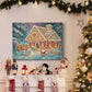 Santa's Ginger Workshop - Premium Gallery Wrapped Canvas  - Ready to Hang