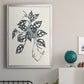 Growing Leaves III - Modern Framed Canvas Print