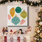 Modern Holiday Collection C-Premium Gallery Wrapped Canvas - Ready to Hang