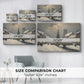 Midnight of Pale Winter Midwinter - Canvas Art Print