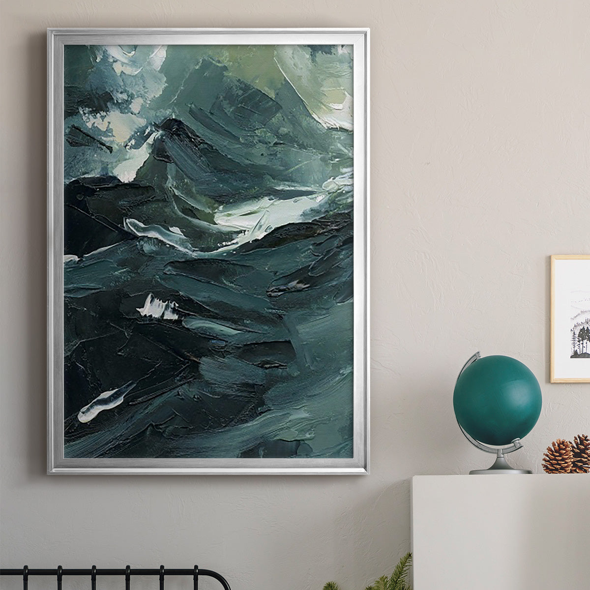 Lost in the Sea I - Modern Framed Canvas Print