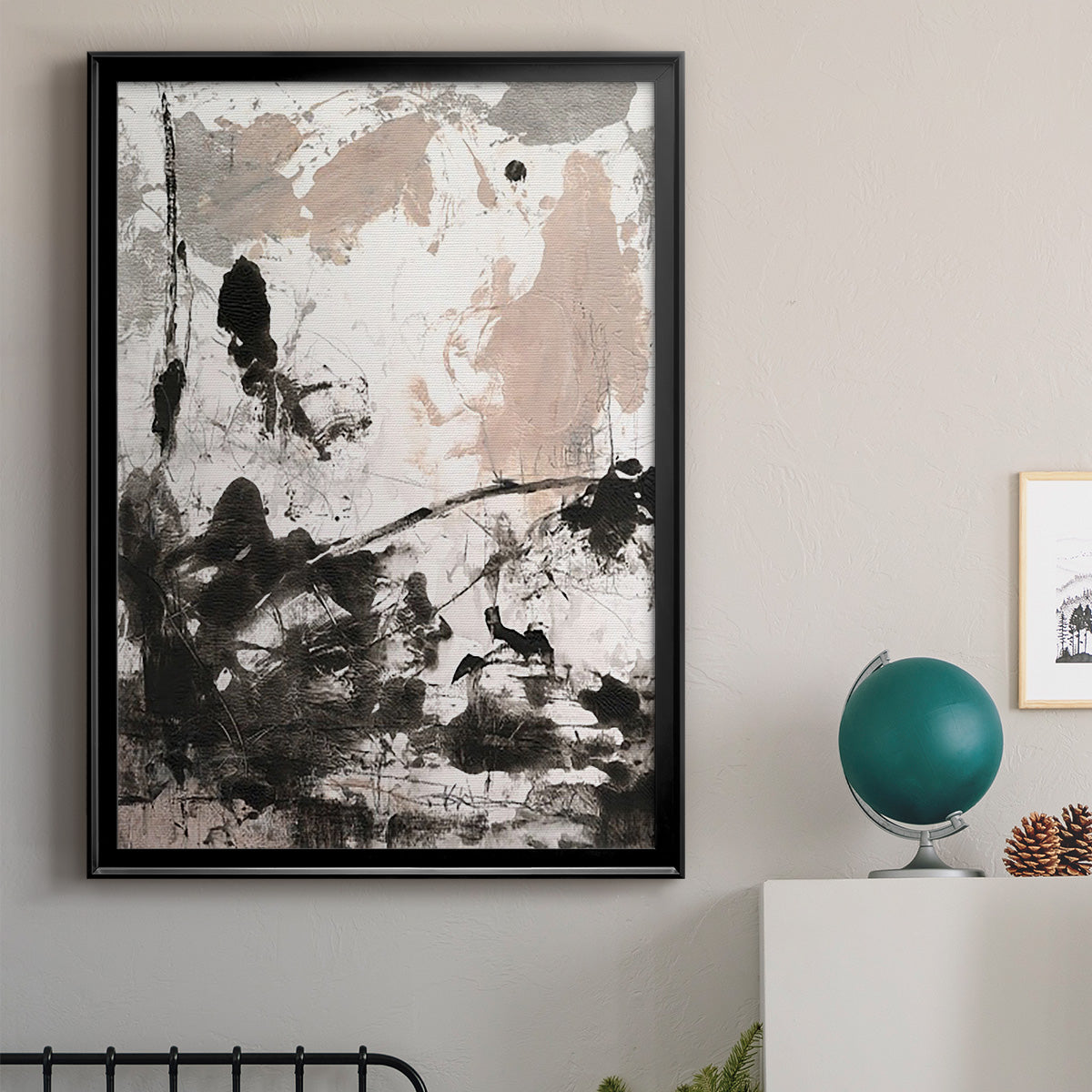 Disarray II - Modern Framed Canvas Print