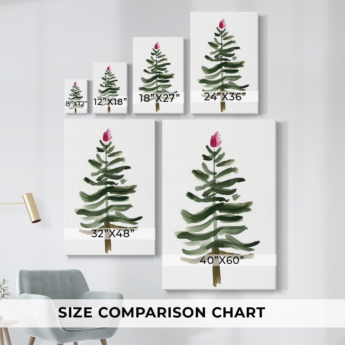 Dusk of Snowwhite Fir - Canvas Art Print